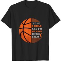 T-shirt J'ai 5 Fautes de Basketball pour Hommes