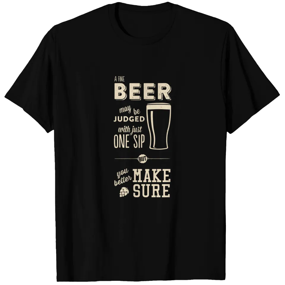 T-shirt pour hommes A Fine Beer