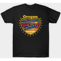 T-shirt pour hommes Dallas Oregon en noir — T-shirts pour hommes