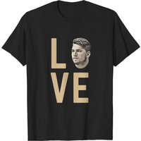 T-shirt Luka Doncic Love pour hommes en noir — T-shirts pour hommes