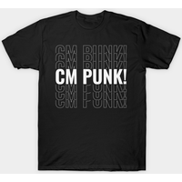 CM Punk! (chants) - T-shirt noir pour hommes