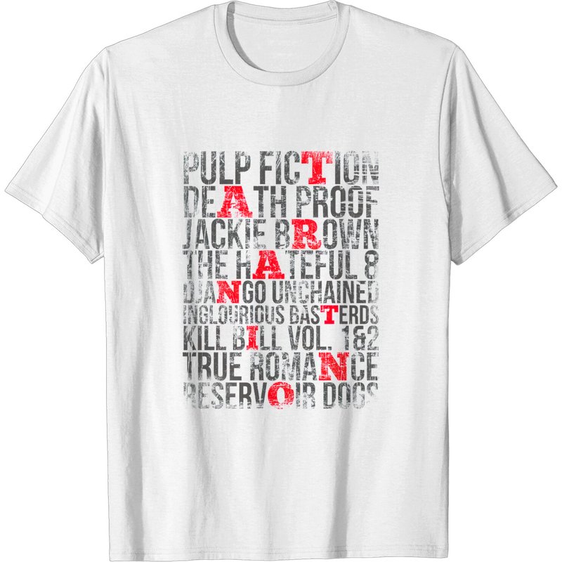 T-shirt pour hommes Tarantino Movies Grunge Style — T-shirts pour hommes