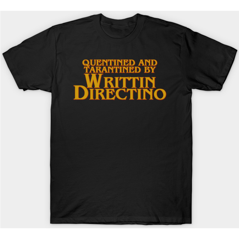 Quentined And Tarantined Par Writtin Directino - T-Shirt Tarantino — T-shirts pour hommes
