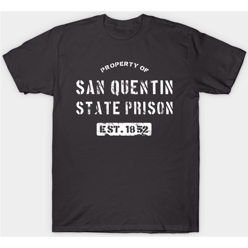 T-shirt Propriété de la Prison d'État de San Quentin pour hommes — T-shirts pour hommes