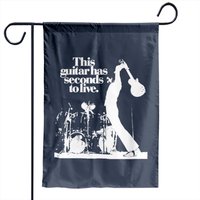 This Guitar Has Seconds To Live Garden Flags — Decorative Flags