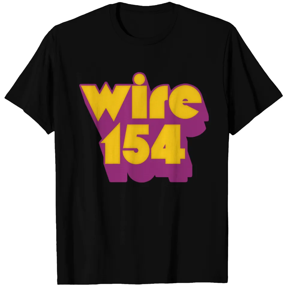 154 - Wire - Men's Heavyweight T-Shirt in Black — Mens T Shirts