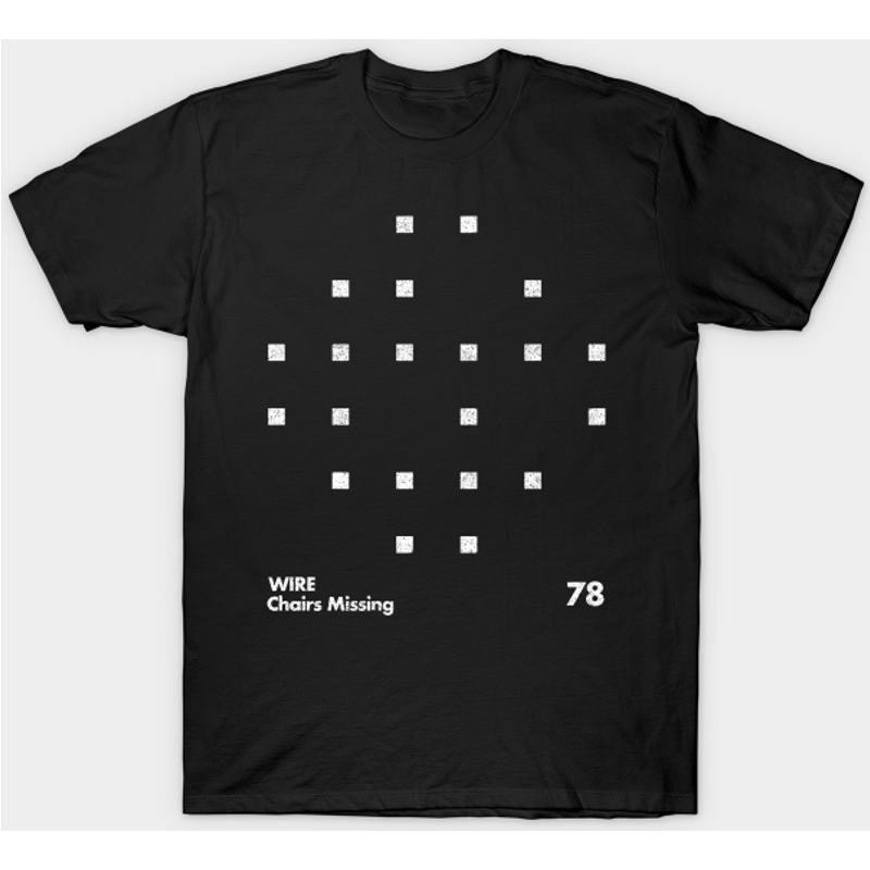 Wire Chairs Missing Minimal Graphic Design T-Shirt for Men — Mens T Shirts