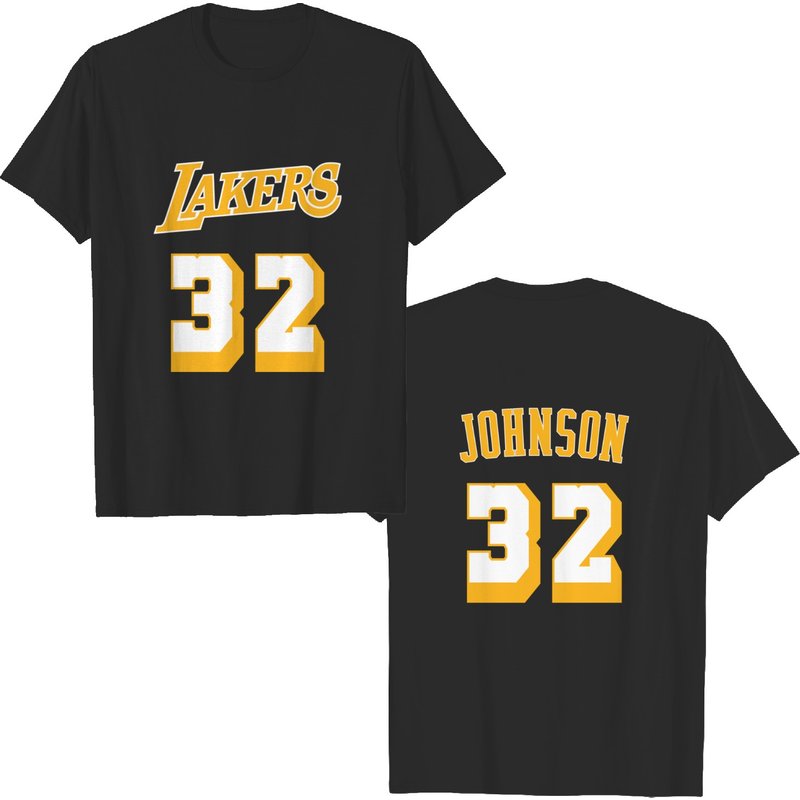 T-shirt pour hommes Magic Johnson - Noir