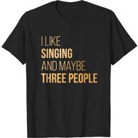T-shirt pour hommes Singer en noir