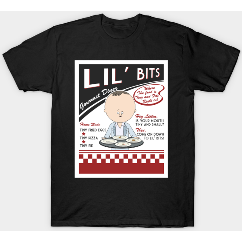 Rick And Morty Interdimensional Cable Lil' Bits T-Shirt for Men — Mens T Shirts