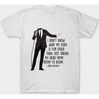 John Mulaney Comedy T-Shirt for Men in Royal Blue — Mens T Shirts