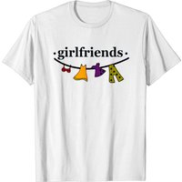T-shirt pour hommes Girlfriends - Friends en blanc — T-shirts pour hommes