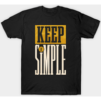 Keep It Simple Men's T-Shirt in Black