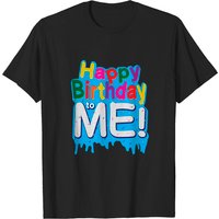 Happy Birthday To Me Men's T-Shirt in Black