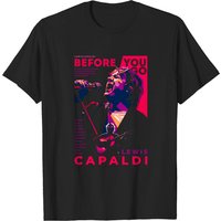 T-shirt pour hommes Lewis Capaldi WPAP - Noir — T-shirts pour hommes