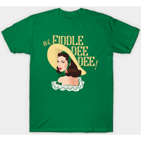 Oh Fiddle-dee-dee! T-shirt Scarlett Ohara pour hommes - Noir — T-shirts pour hommes