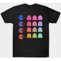 T-shirt Pac-Man pour hommes en bleu royal