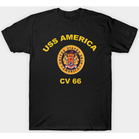 T-shirt CV-66 Uss America pour hommes