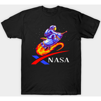 Nasa Space X Men's T-Shirt in Black — Mens T Shirts