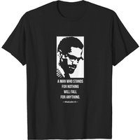 Malcolm X Day Men's T-Shirt in Black — Mens T Shirts
