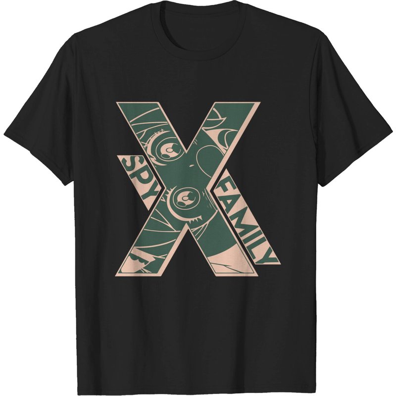 T-shirt pour hommes Spy X Family en noir — T-shirts pour hommes