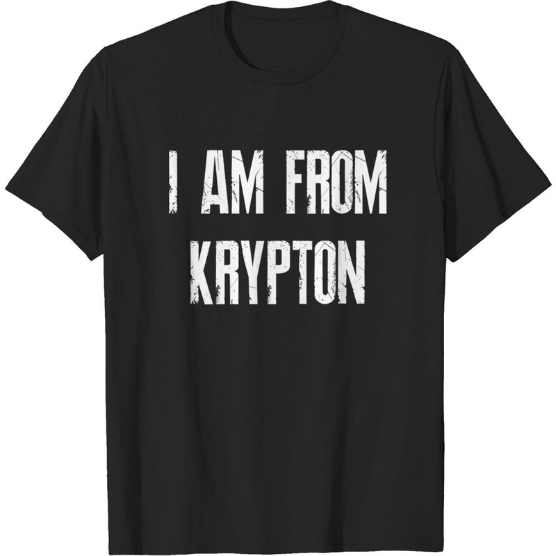 T-shirt Superman I Am From Krypton pour hommes — T-shirts pour hommes