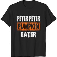 T-shirt pour hommes Peter Pumpkin Eater en noir