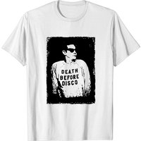 T-shirt pour hommes Death Before Disco Stripes