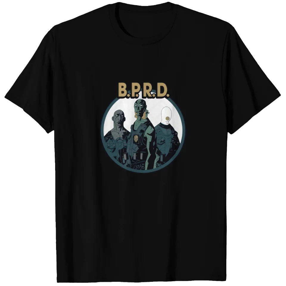 B.P.R.D. - Bprd - Men's Black T-Shirt — Mens T Shirts