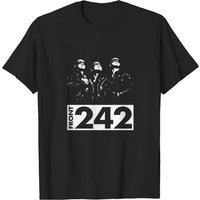 T-shirt noir pour hommes Front 242