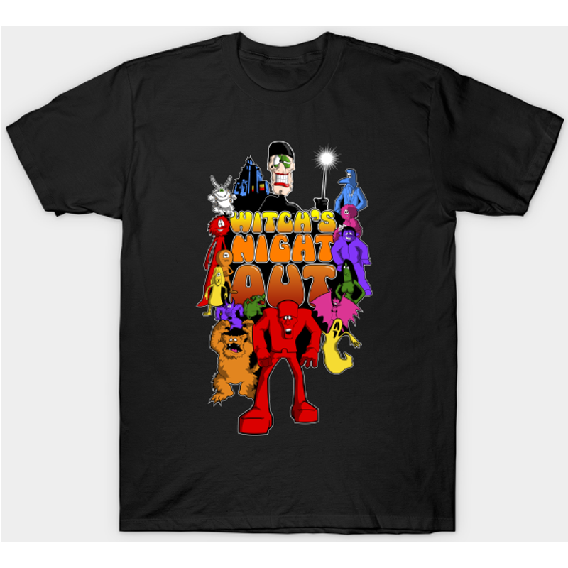Witch's Night Out Men's T-Shirt in Black