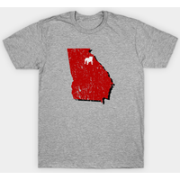 GA Bulldog Athens - Uga - T-shirt pour hommes en bleu royal — T-shirts pour hommes