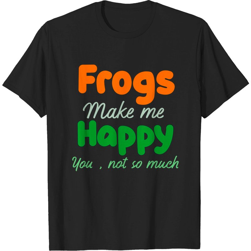 T-shirt Noir pour Hommes Frogs — T-shirts pour hommes