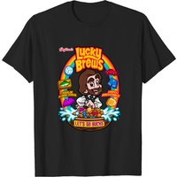 T-shirt Lucky Brews Cereal Wwdits pour hommes noir — T-shirts pour hommes
