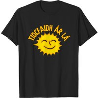 Tiocfaidh ár lá Irish Pride T-Shirt for Men in Black — Mens T Shirts