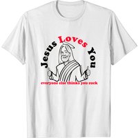 T-shirt Jésus t'aime pour hommes — T-shirts pour hommes