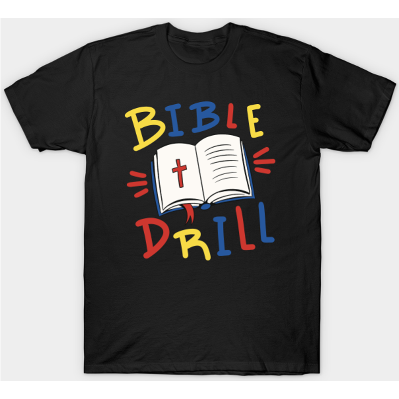 T-shirt pour hommes Bible Drill - Noir — T-shirts pour hommes