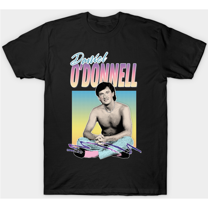 T-shirt Daniel O'Donnell Design Aesthétique Années 80 Fierté Irlandaise pour Hommes — T-shirts pour hommes