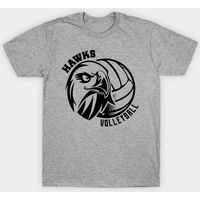T-shirt Hawks Volleyball Sport Blanc pour Hommes — T-shirts pour hommes
