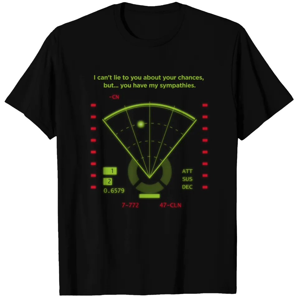 T-Shirt Alien Motion Tracker I Can't Lie About Your Chances pour hommes — T-shirts pour hommes