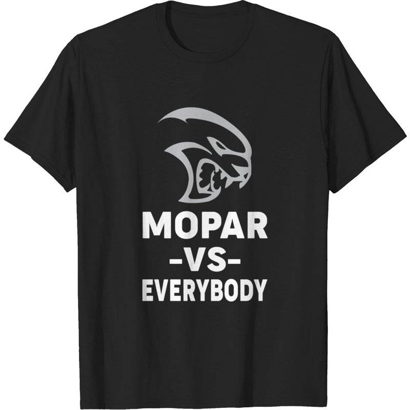 T-shirt pour hommes Mopar Vs Everybody en noir