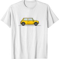 T-shirt pour hommes Classic Mini Cooper Jaune
