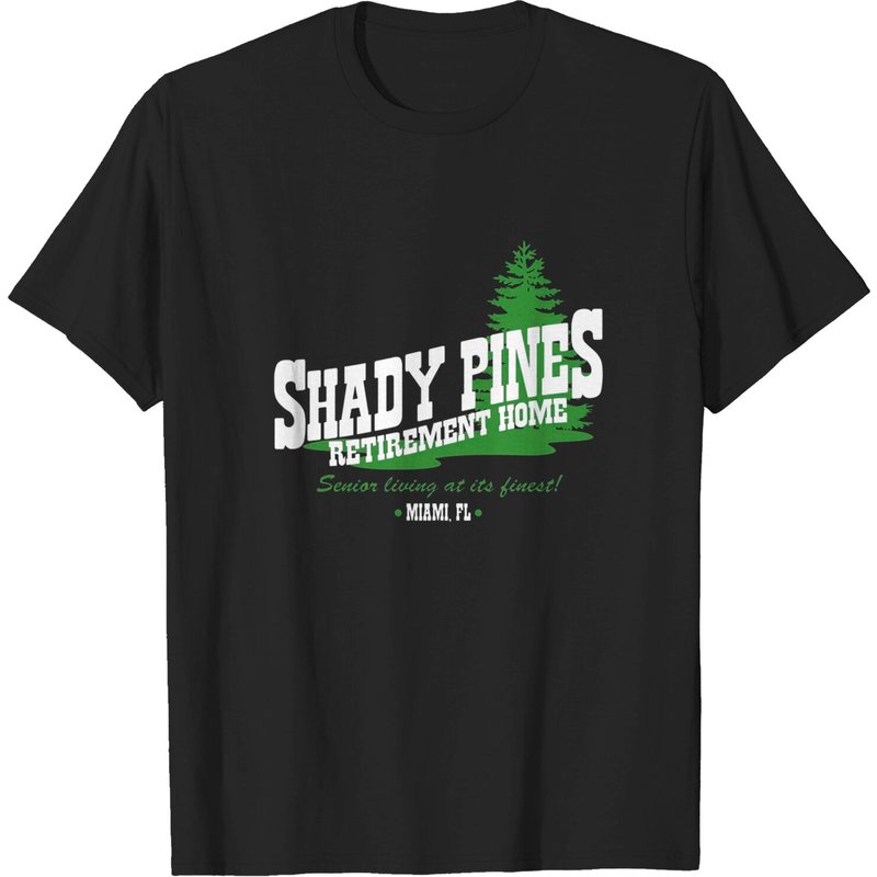 T-shirt noir pour hommes Shady Pines
