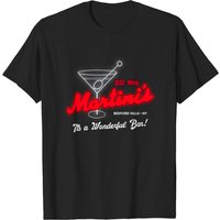 T-shirt Martini's It's A Wonderful Bar! pour hommes - Noir