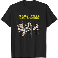 C S N Y - T-shirt pour hommes Crosby Stills Nash And Young