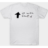 T-shirt Flèche Im With Stupid — T-shirts pour hommes