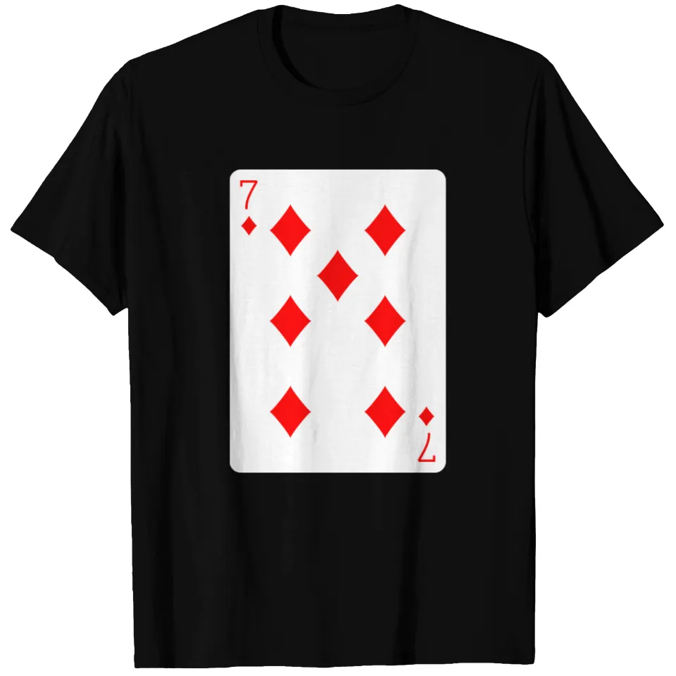7 Of Diamonds - Cards Men's T-Shirt