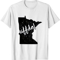 Minnesota Uffda! Scandinavian Distressed T-Shirt for Men