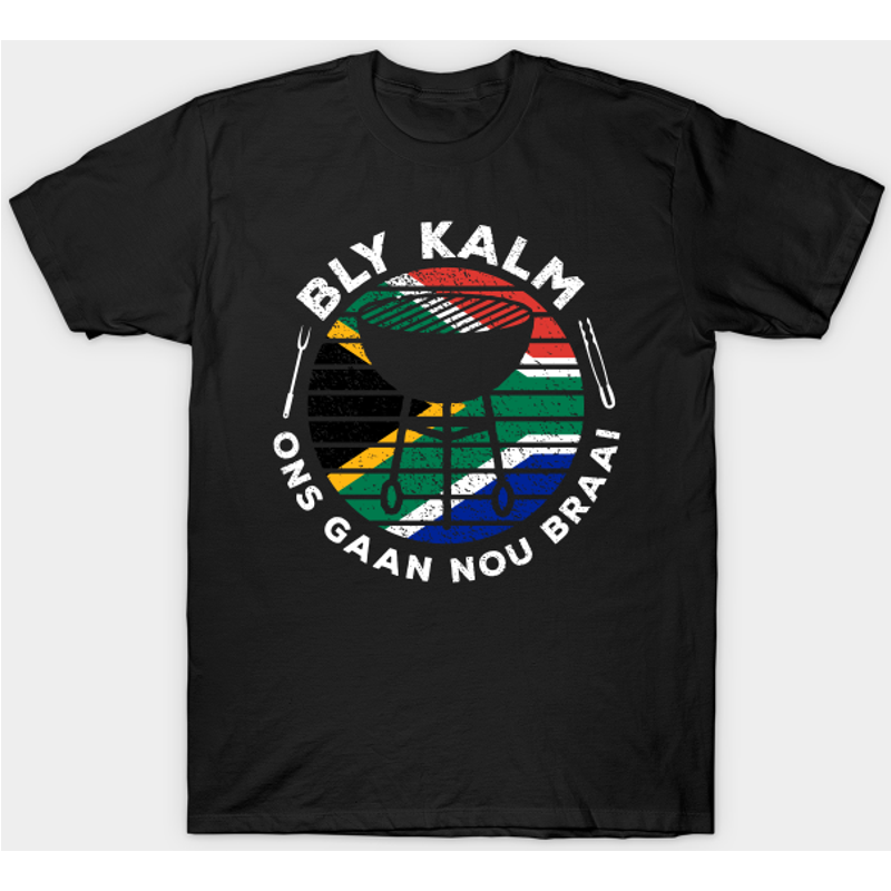 Restez Calme Nous Allons Braai T-Shirt BBQ Africain pour Hommes — T-shirts pour hommes