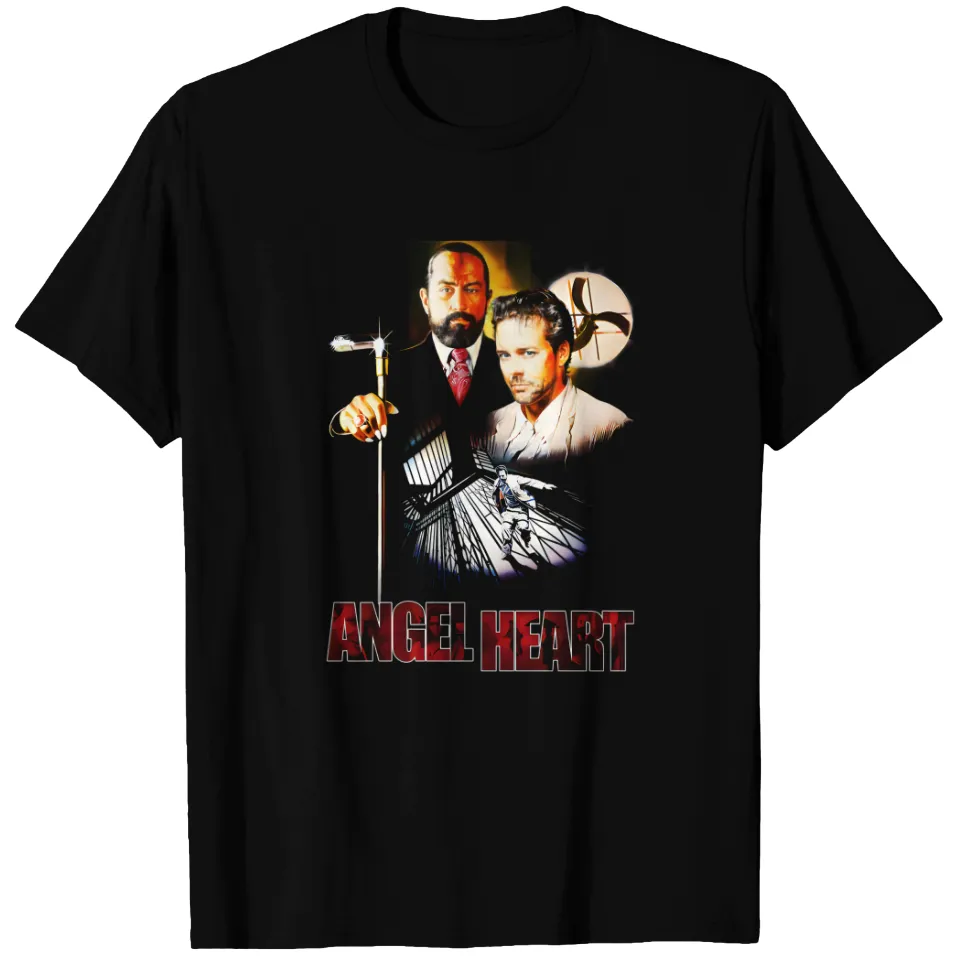 T-shirt pour hommes Angel Heart Design - Noir — T-shirts pour hommes